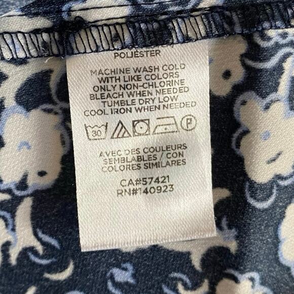 LOFT Outlet Women's Floral Georgette Prairie Mini Dress -‎ XS EUC - Picture 5 of 13